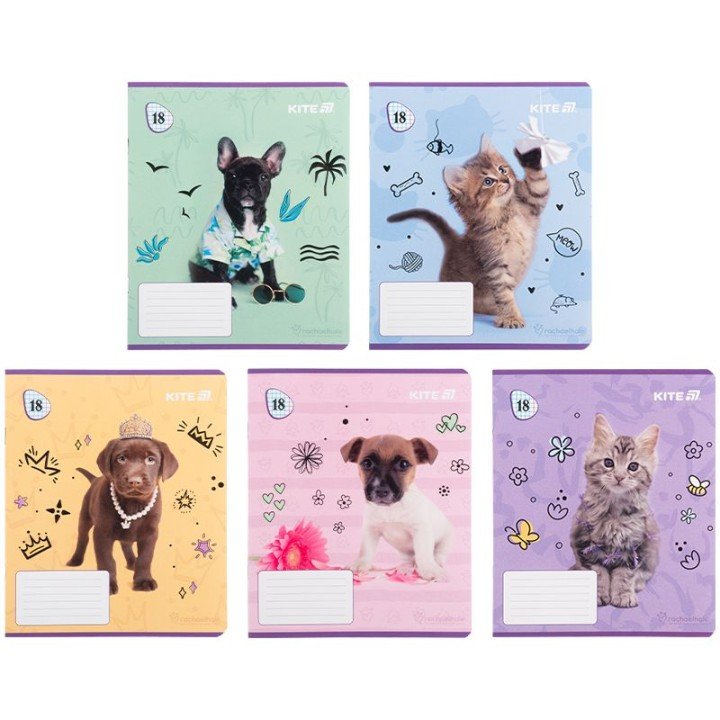 Зошит 18 арк., кл., гібр. лак + УФ лак, RH