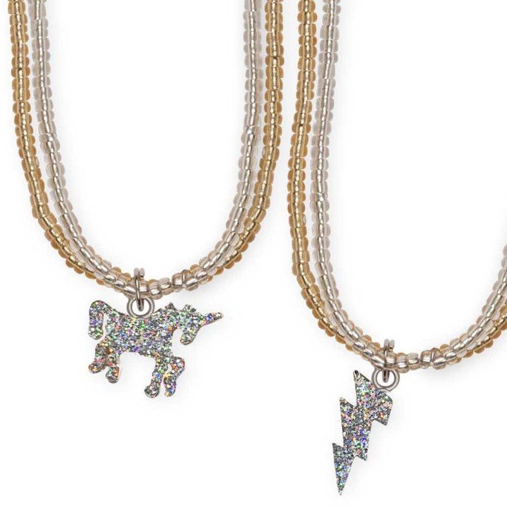 Great Pretenders Блискуче намисто з єдинорогом і блискавкою, арт. 86119