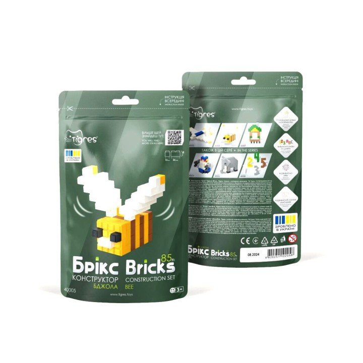 Конструктор "Брікс" бджола 85 ел