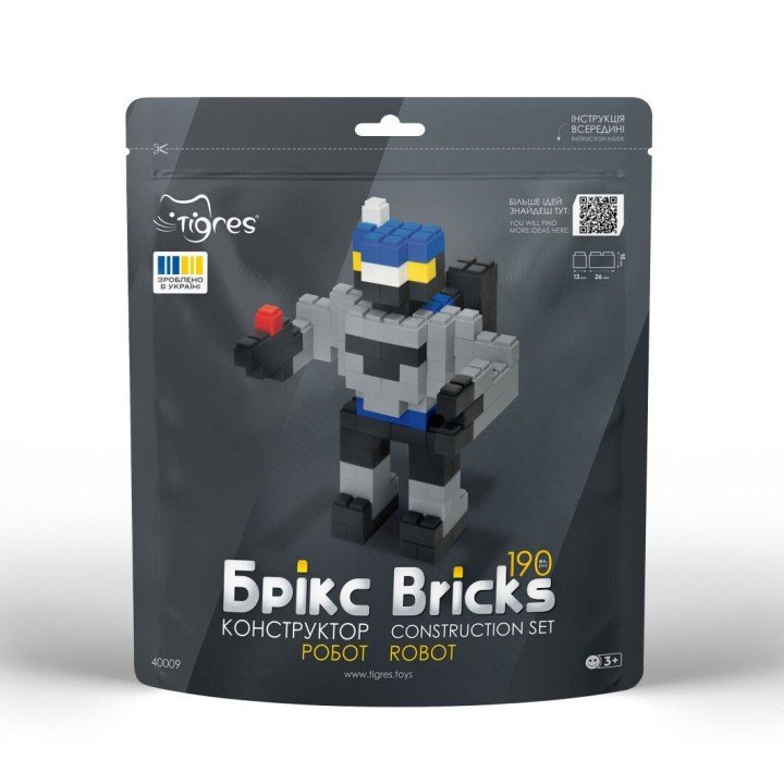 Конструктор "Брікс: Робот", 190 деталей