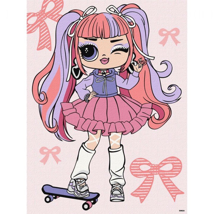 Картина за номерами "L.O.L. Surprise! Tweens. Ali Dance" 30х40 см