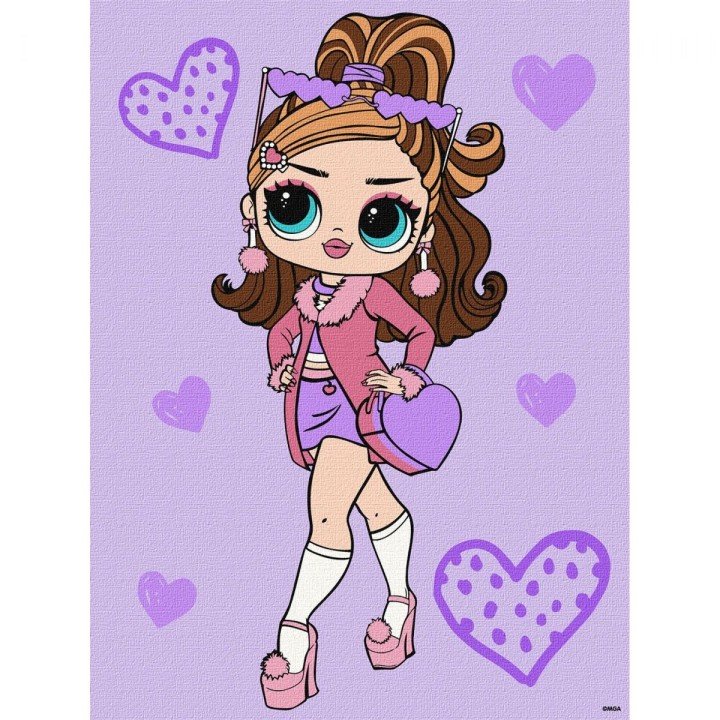 Картина за номерами "L.O.L. Surprise! Tweens. Fancy Gurl" 30х40 см