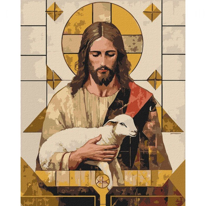 Картина по номерах "Геометрія благодаті" 40х50 см