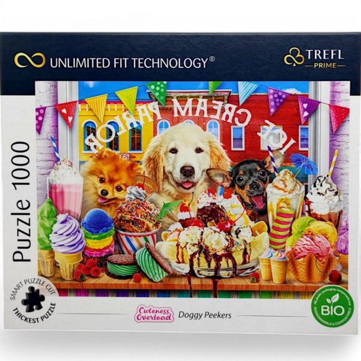 Пазли "Солодощі та собачки" (1000 ел)