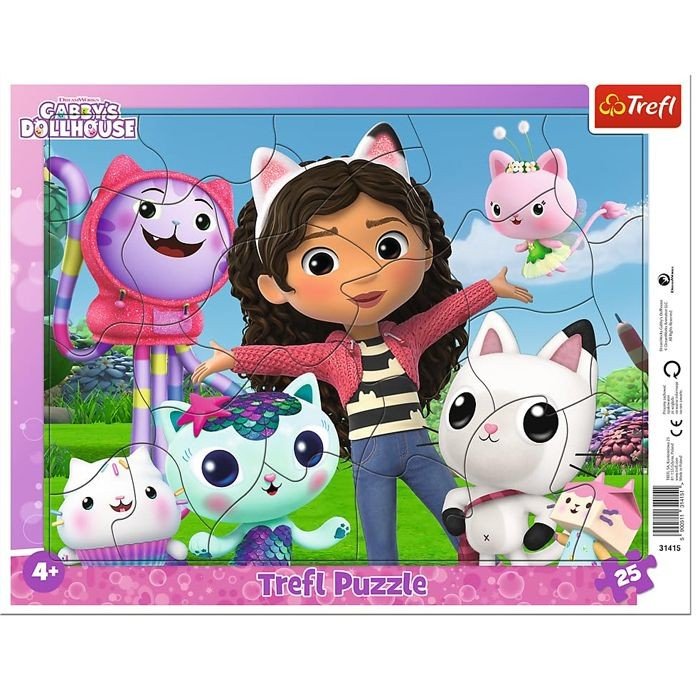Пазли (25 ел, рамкові) "Познайомтеся з Габі"