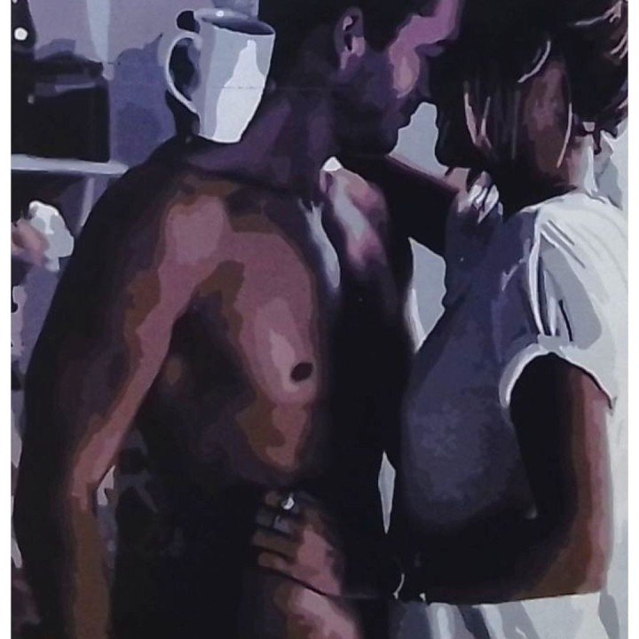 Картина по номерах "Ранковi обiйми" 40х50 см