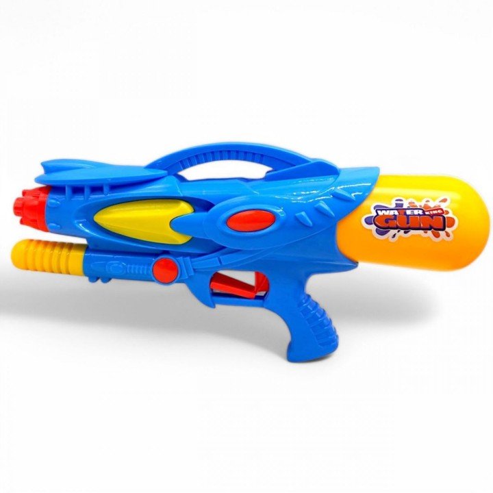 Водний пістолет, помповий механізм, (39 см) синій