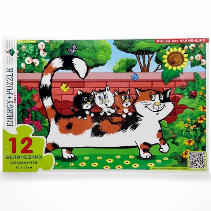 Гра-пазл (Максі) "Тато Кіт", 12 елементів