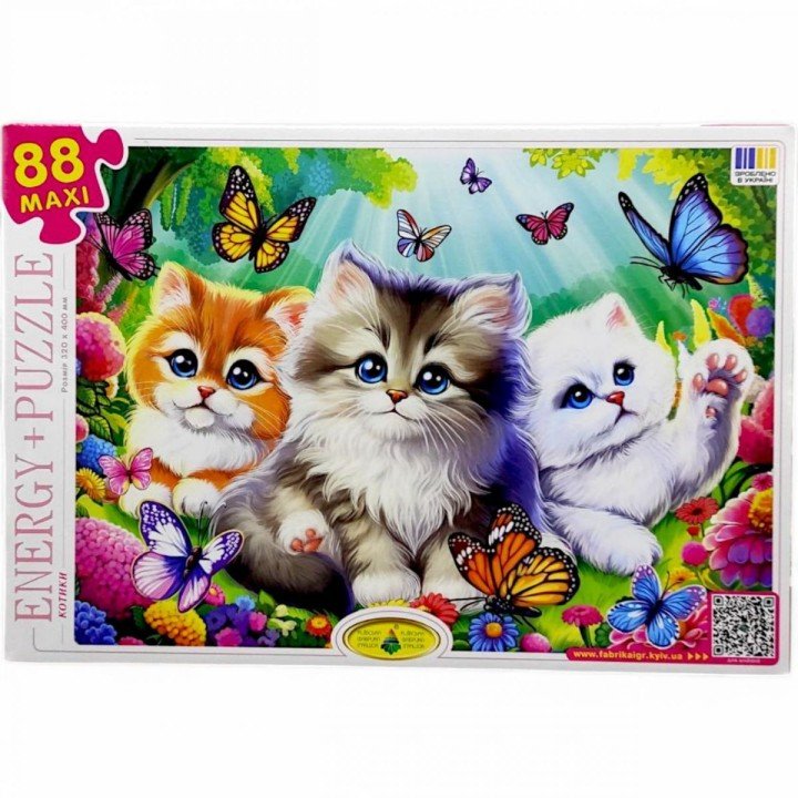 Пазли MAXI "Котики" (88 елем)