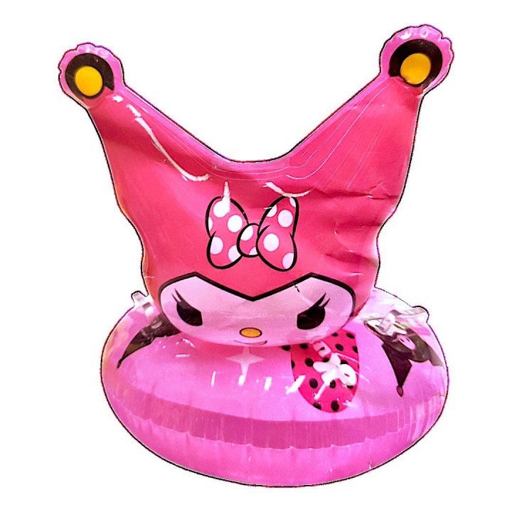 Надувний круг з сидінням "Аніме. Куромі", 60 см, рожевий