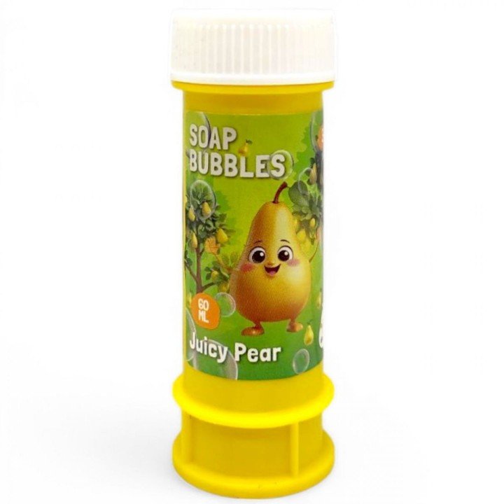 Бульбашки мильні «Груша». Об’єм 60 мл