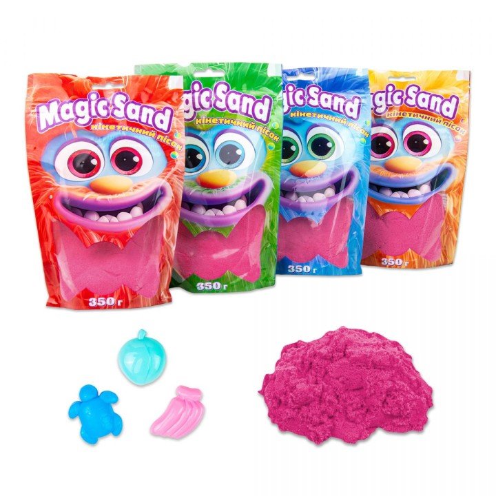 Кінетичний пісок "Magic Sand", 350 г (рожевий)