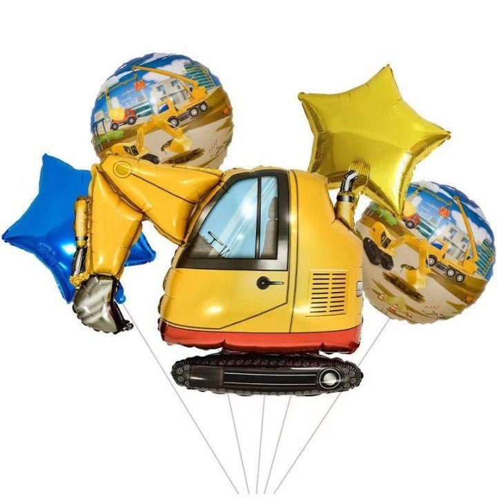 Набір надувних куль "Екскаватор 2" (на гусеницях)