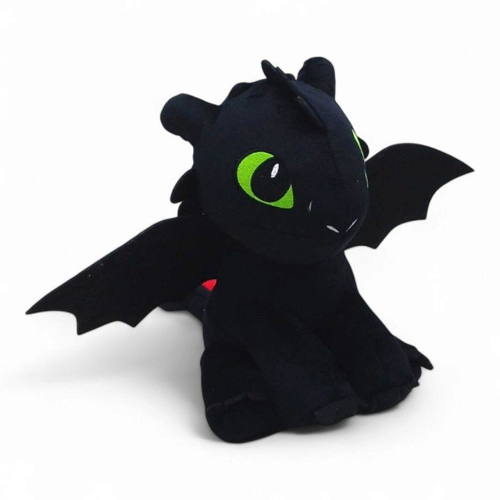 Мʼяка іграшка "Нічна лють Беззубик - Як приборкати дракона" 30 см