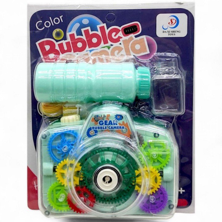 Бульбашкомет-генератор "Камера з шестернями" 120 мл (зелений)