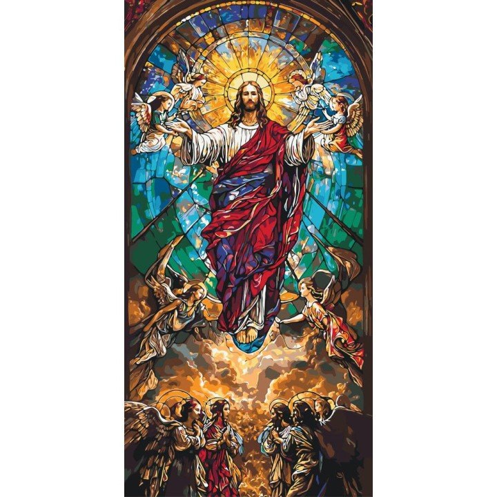 Картина по номерах "Релігія. Ісус"  40х80 см