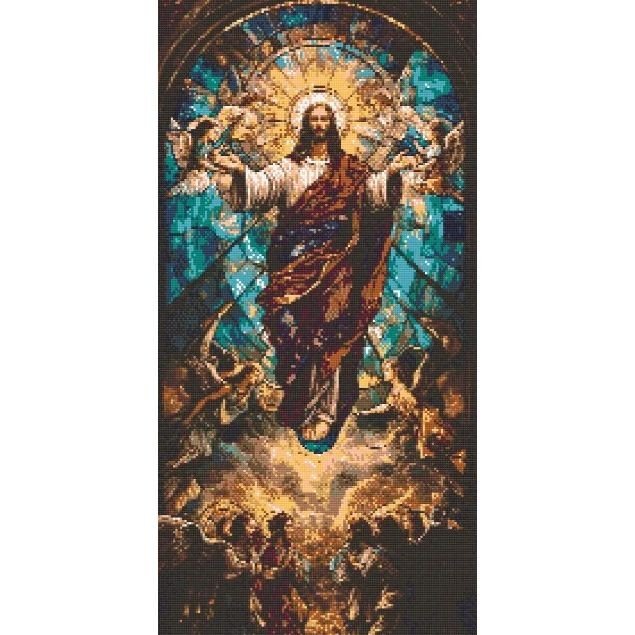 Алмазна мозаїка "Релігія. Ісус Христос" 40х80 см