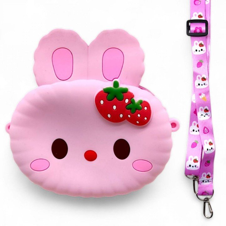 Сумочка дитяча "Рожевий зайчик" (силікон)