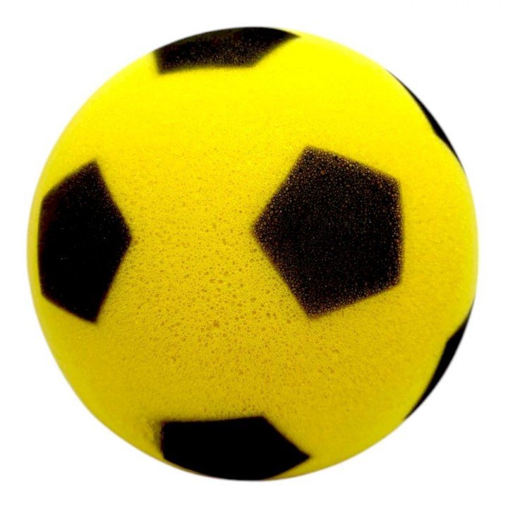 Мʼяч поролоновий (діаметр - 13 см) жовтий