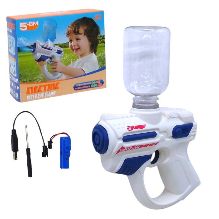 Водний пістолет електричний, акумулятор (синій)
