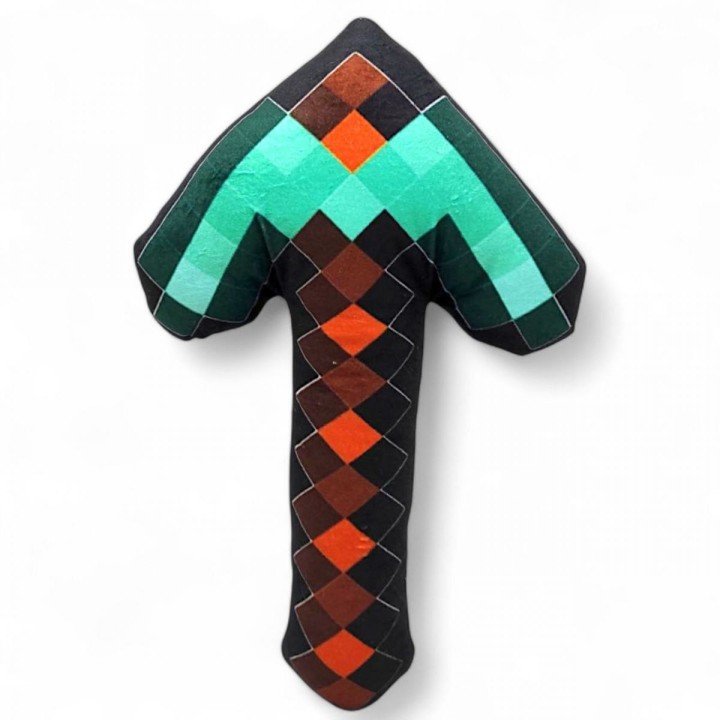 Мʼяка іграшка "Майнкрафт/Minecraft Кирка велика", 36 см