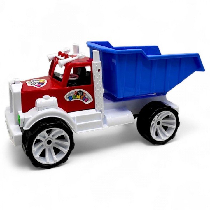 Бамсік самоскид (Червона кабіна синій кузов)