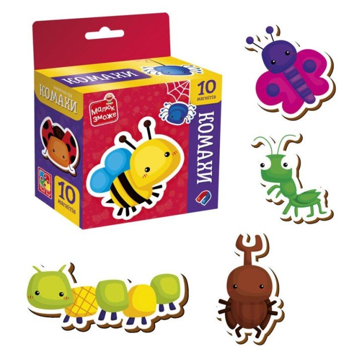 Гра розвиваюча (набір магнітів) "Комахи"