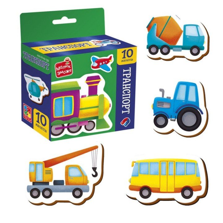 Гра розвиваюча (набір магнітів) "Транспорт"