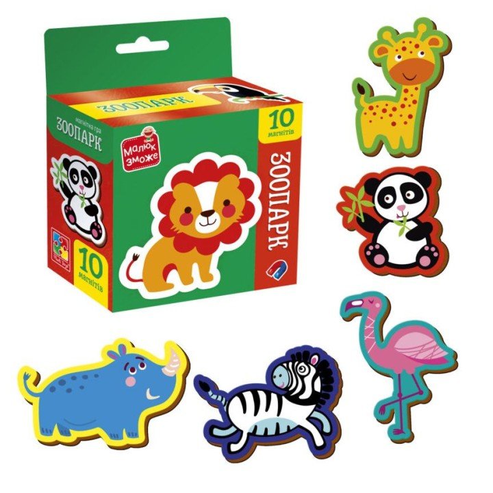 Гра розвиваюча (набір магнітів) "Зоопарк"