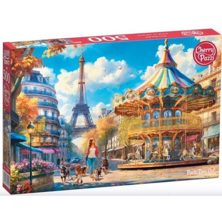 Пазли "День у Парижі", на 500 елементів