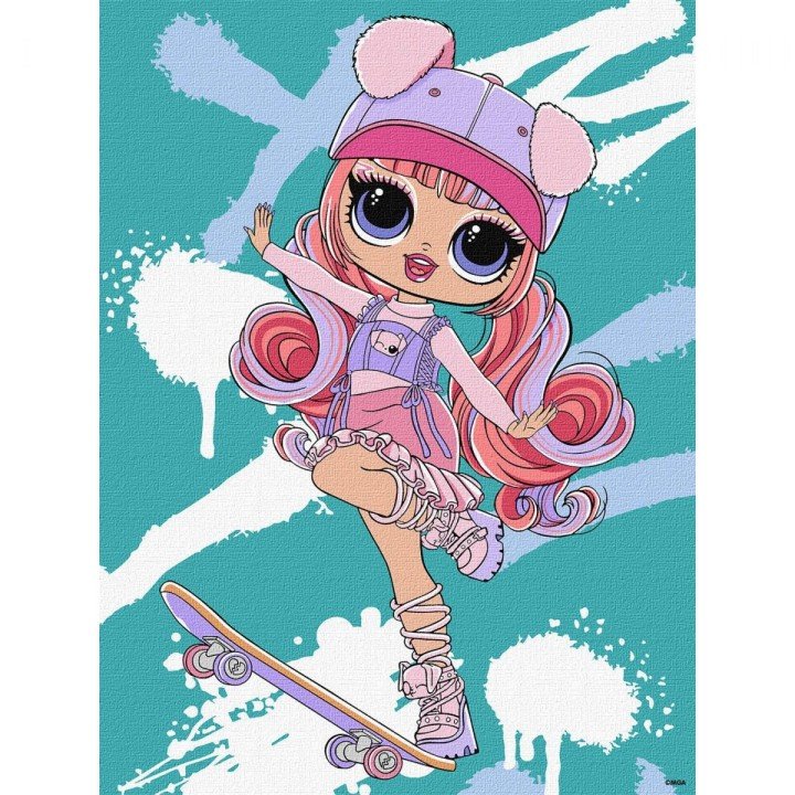 Картина за номерами "L. O. L. Surprise! Tweens Skate Dance Ali Dance 2" 30х40 см