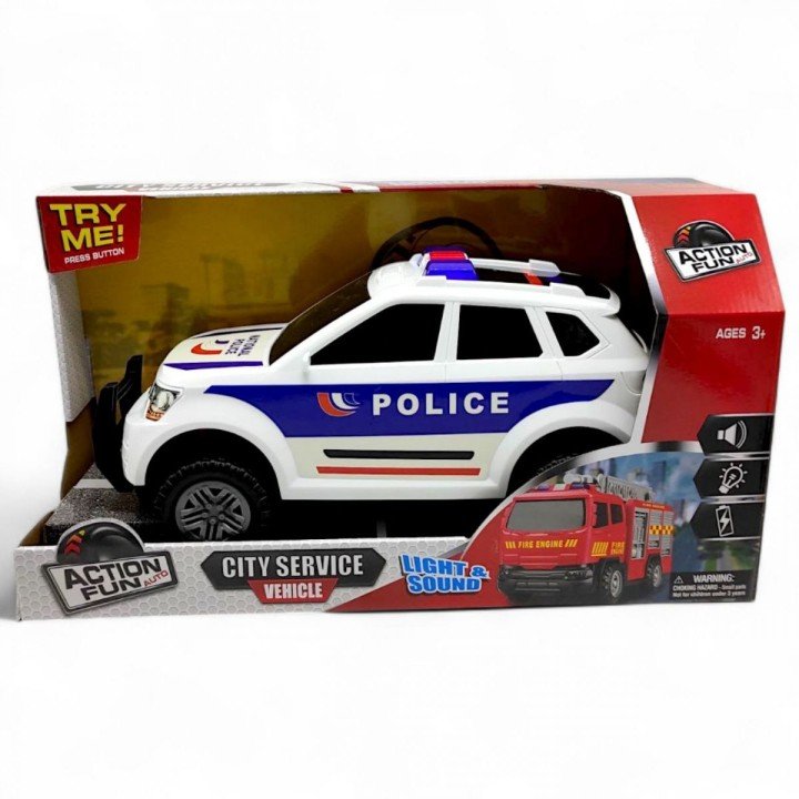 Інерційна машинка зі світловими та звуковими ефектами "Поліцейська"