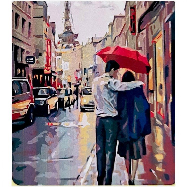Картина за номерами "Обiйми Парижу" 40х50 см