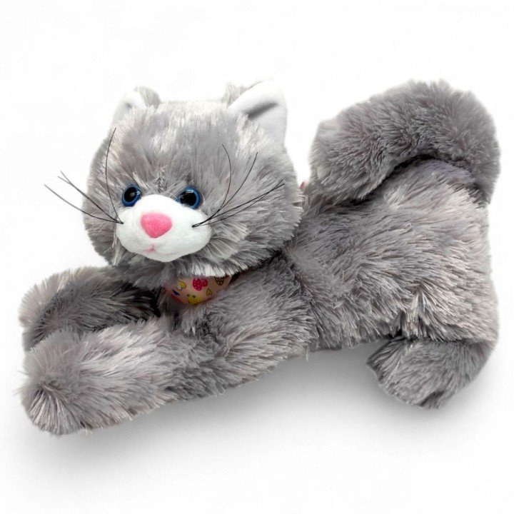 Іграшка м'яка "Кіт Кис" 37 см (Сірий)