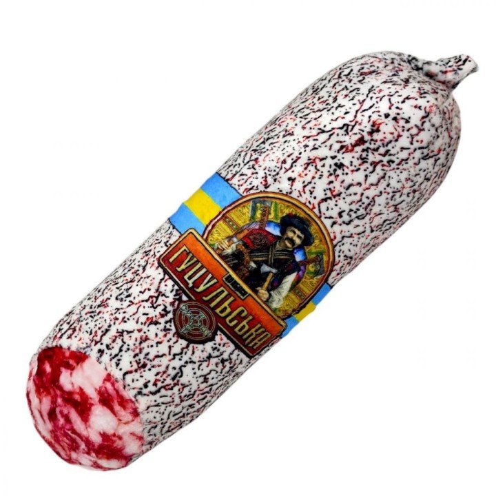 Іграшка м’яконабивна «Ковбаса ГУЦУЛЬСЬКА» розмір 50 см