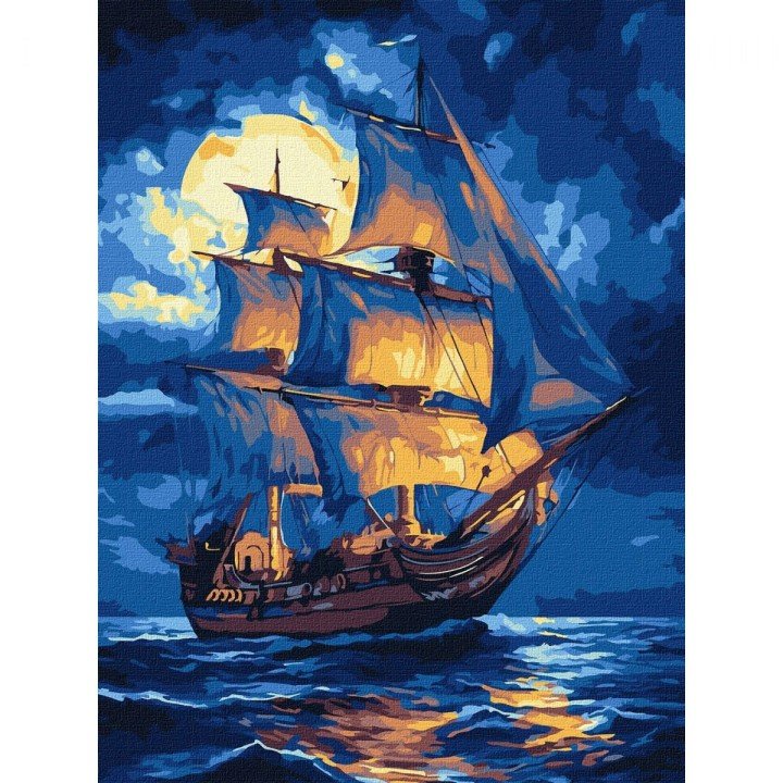 Картина по номерах "Легенда хвиль" 30х40 см