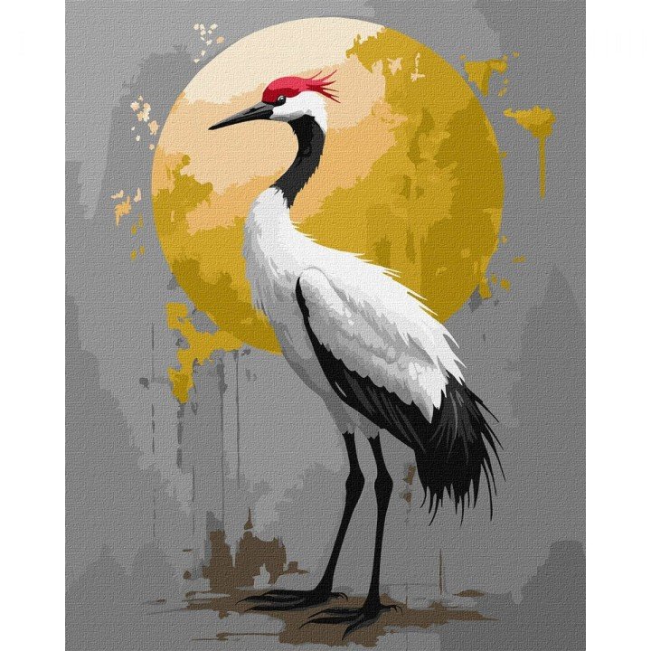 Картина за номерами "Золота екзотика" з фарбами металік 40х50 см