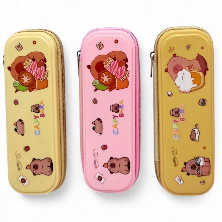Пенал "Капібара" (застібка блискавка, органайзер для ручок, в коробці)