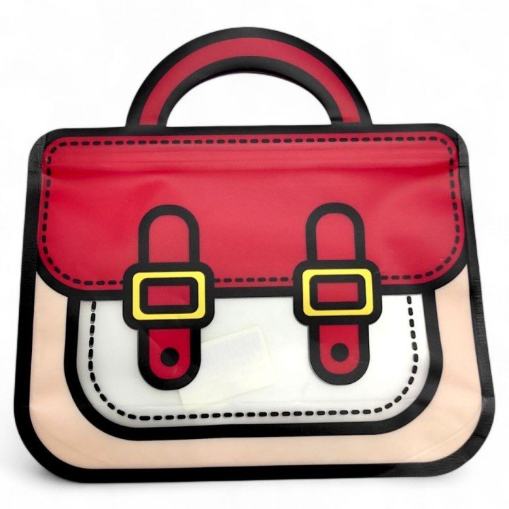 Зіп-пакет "Рюкзачок" з прозорими елементами; 18,5х19,5  см