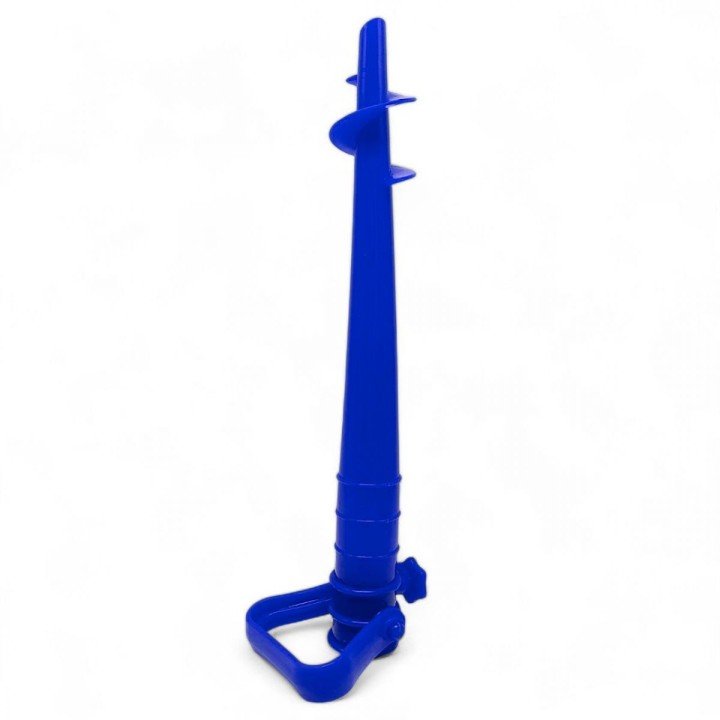БУР ДЛЯ ПІСКУ, КРІПЛЕННЯ ПАРАСОЛЬКИ, 38 cм (СИНІЙ)