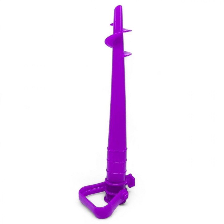 БУР ДЛЯ ПІСКУ, КРІПЛЕННЯ ПАРАСОЛЬКИ, 38 cм (ФІОЛЕТОВИЙ)