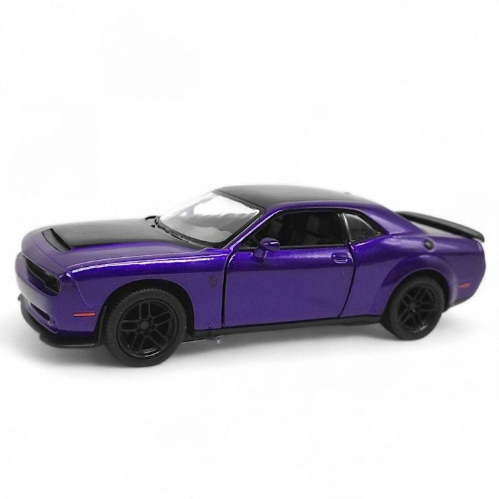Машинка металева "KINSMART DODGE CHALLENGER SRT-DEMON" (ФІОЛЕТОВА)