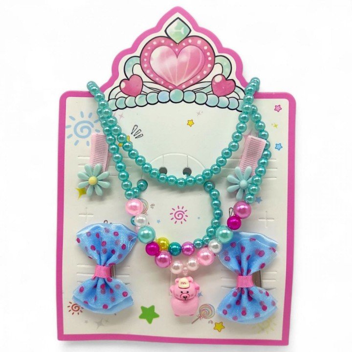 Дитячий набір біжутерії Капібара (блакитний)