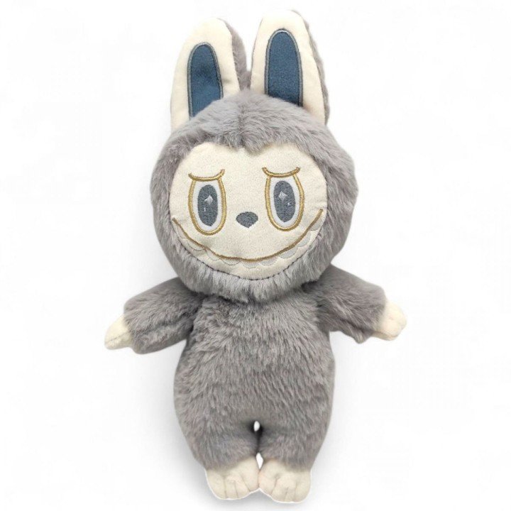 Іграшка мʼяка "Лабубу" 33 см (СІРА)