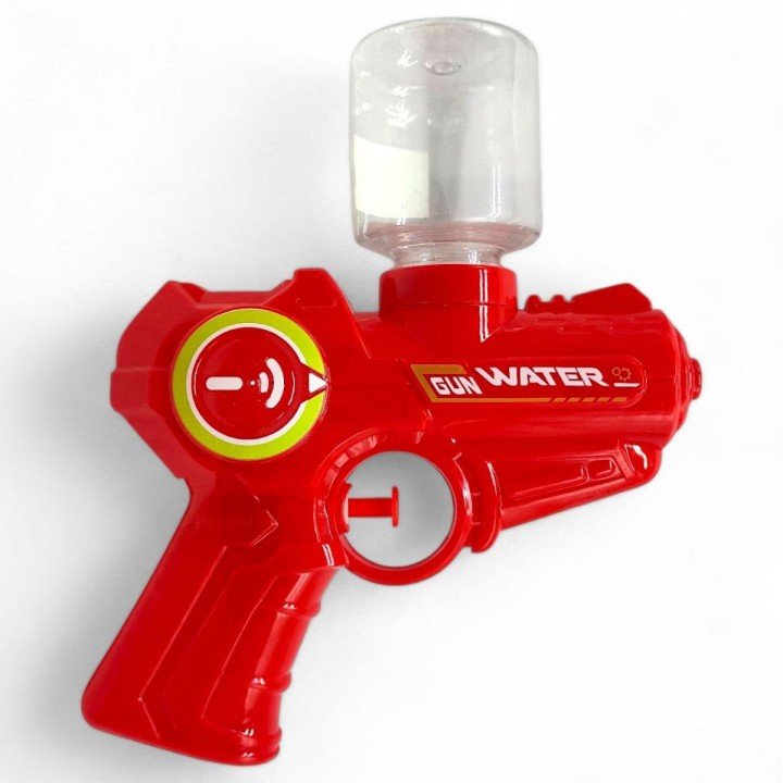 ВОДНИЙ ПІCТОЛЕТ З ПЛЯШКОЮ 15,5 СМ (ЧЕРВОНИЙ)
