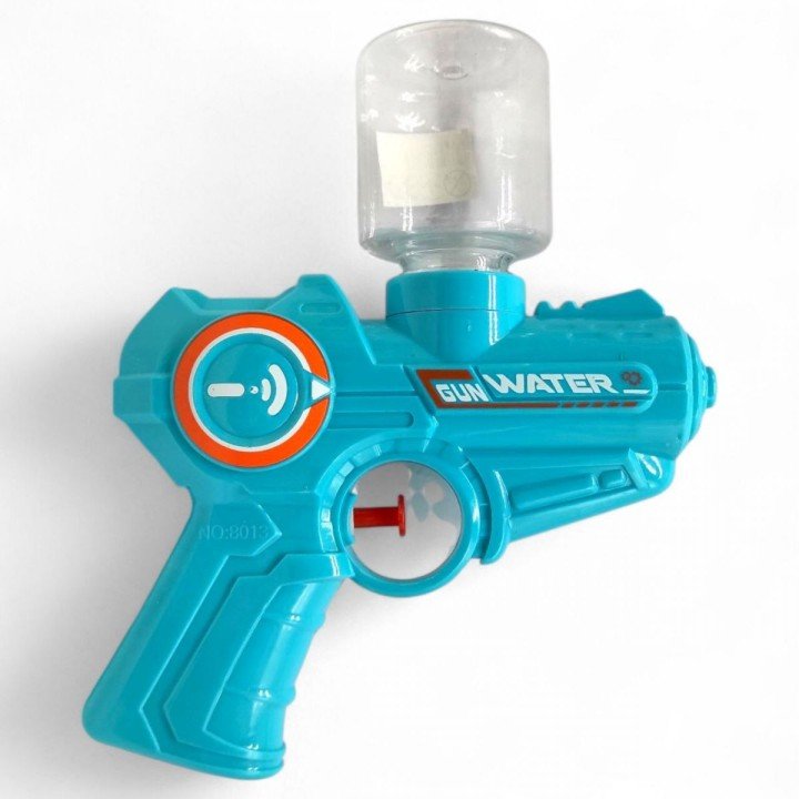 ВОДНИЙ ПІCТОЛЕТ З ПЛЯШКОЮ 15,5 СМ (БІРЮЗОВИЙ)