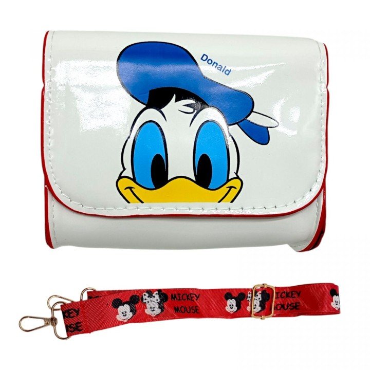 Сумочка лакована Дональд Дак, 11,5 см (БІЛА)