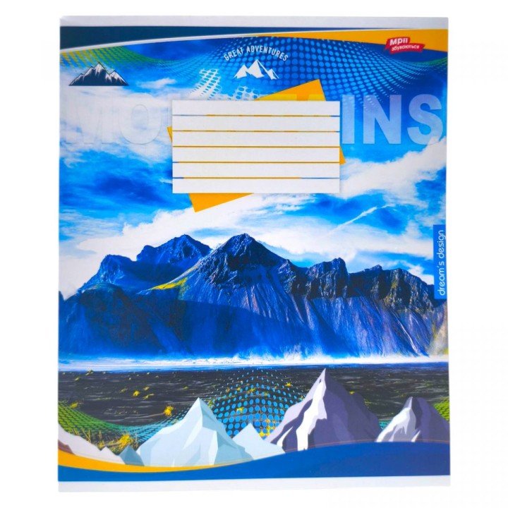 Зошит кольоровий 48 аркушів, клітинка (16 штук в упаковці)