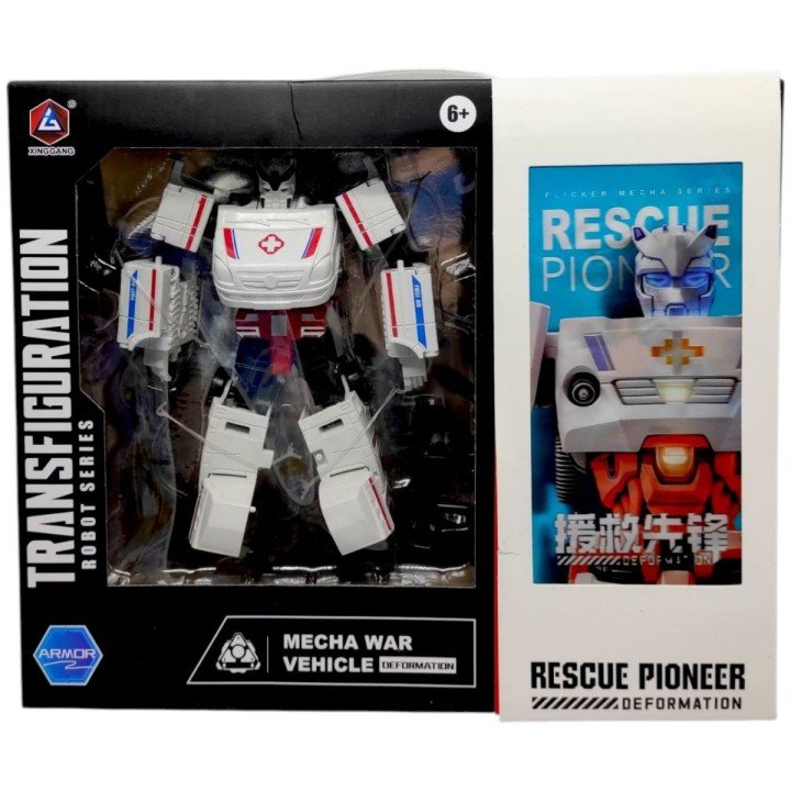 Трансформер, висота 18 см, зброя, в коробці