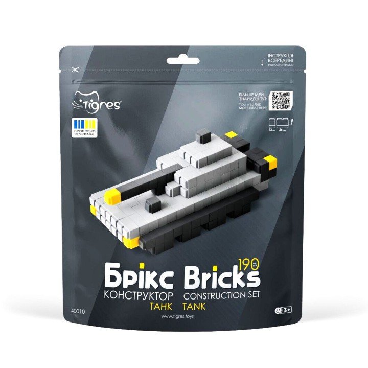 Конструктор "Брікс" танк 190 ел.